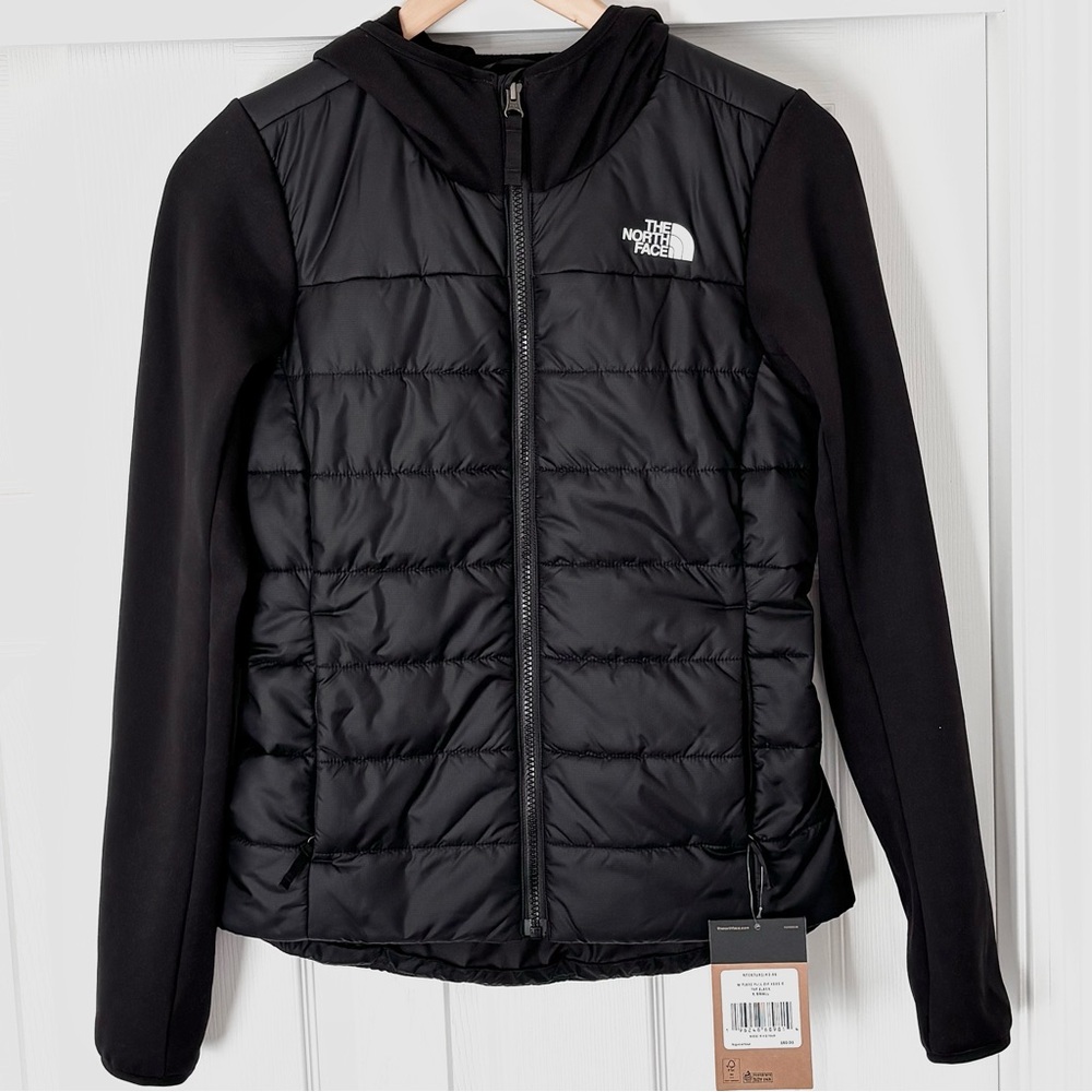 The North Face TNF Black Full Zip Hooded Jacket - Women’s Size X-Small